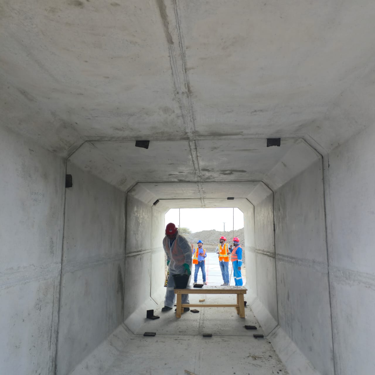 Box culvert interior