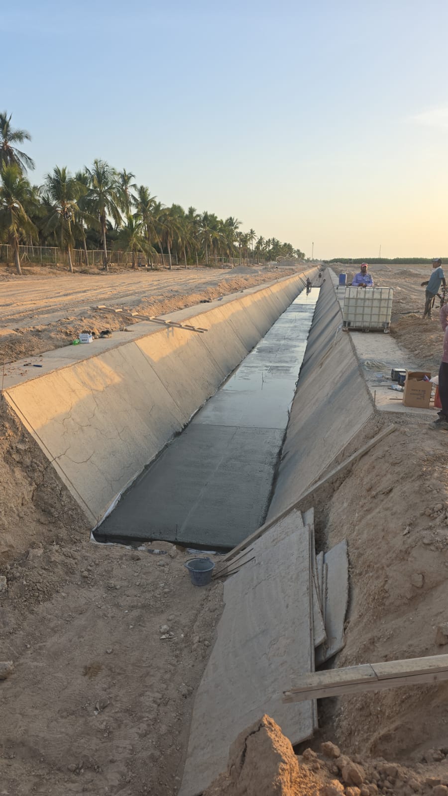 Open channel construction